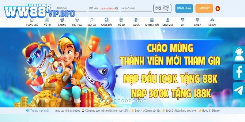 Nhà cái thường xuyên tung ra nhiều chương trình ưu đãi